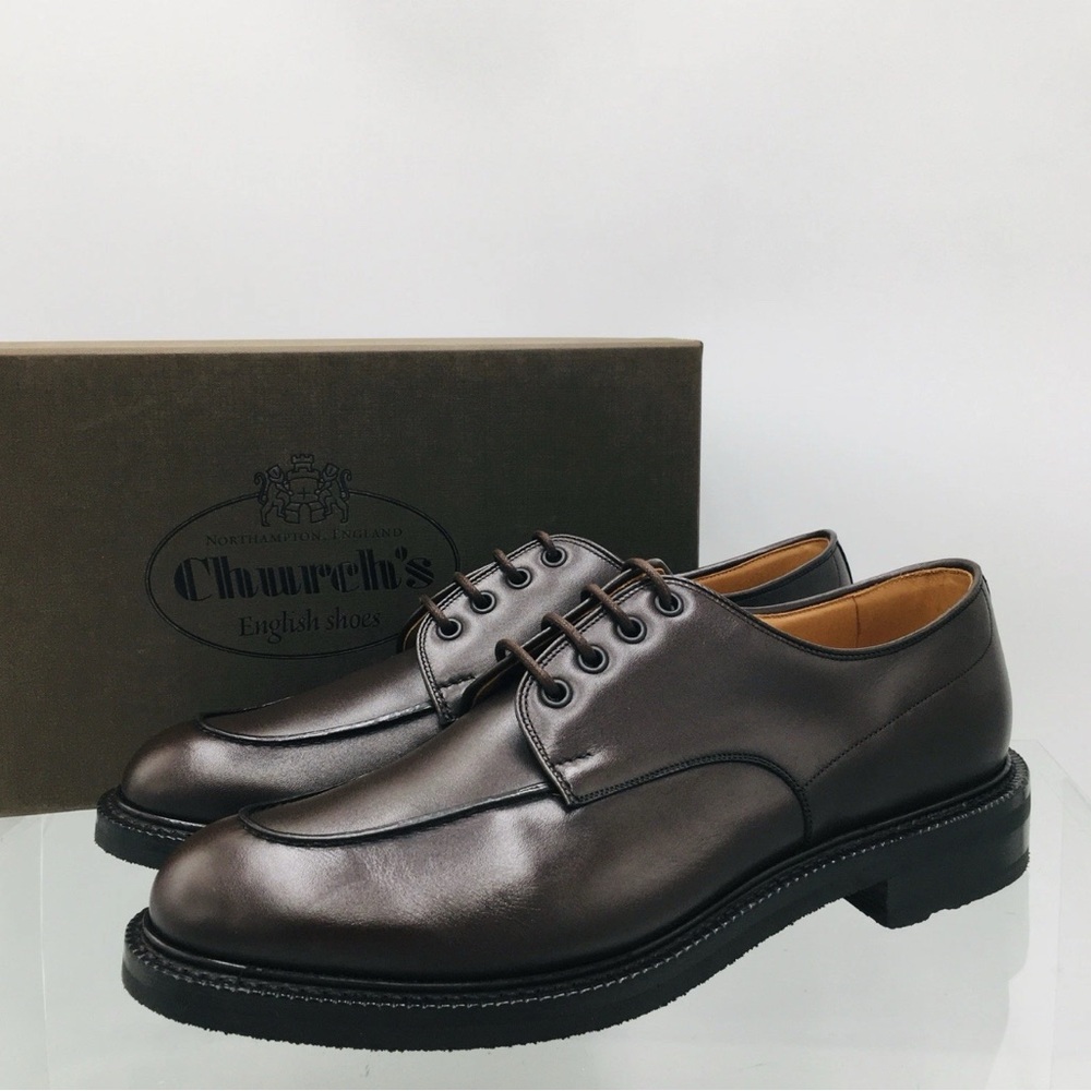 Church's Hastings Dark Brown Leather Men’s Oxfords Shoes Size 9 M